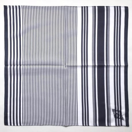 イニシャル刺繍STRIPEハンカチ（OLD NAVY）