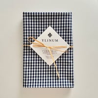 ギンガムチェックのマルチクロス（NAVY*WHITE）スカーフ・風呂敷