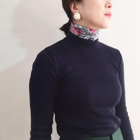 Lorez ハンカチ（BORDEAUX*L.BLUE）