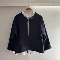 【予約注文】フランス製ヴィンテージシルクドット刺繍ジャケット | SANDÉMEREEN