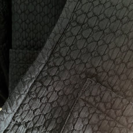 【予約注文】フランス製ヴィンテージシルクドット刺繍ジャケット | SANDÉMEREEN