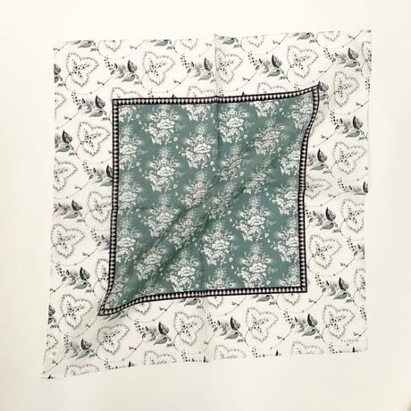 DOREEN ハンカチ（Laurel GREEN）