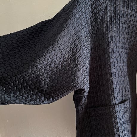 【予約注文】フランス製ヴィンテージシルクドット刺繍ジャケット | SANDÉMEREEN