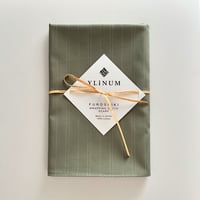 ストライプのマルチクロス（KAHKI*WHITE）スカーフ・風呂敷