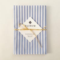 ストライプのマルチクロス（PALEBLUE*WHITE）スカーフ・風呂敷