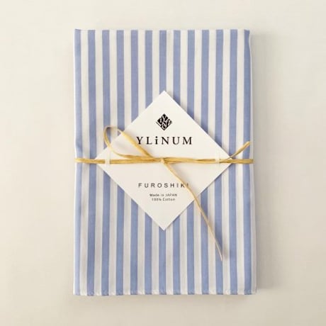 ストライプのマルチクロス（PALEBLUE*WHITE）スカーフ・風呂敷