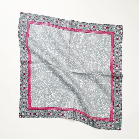 Lorez ハンカチ（GREY*Sage GREEN）