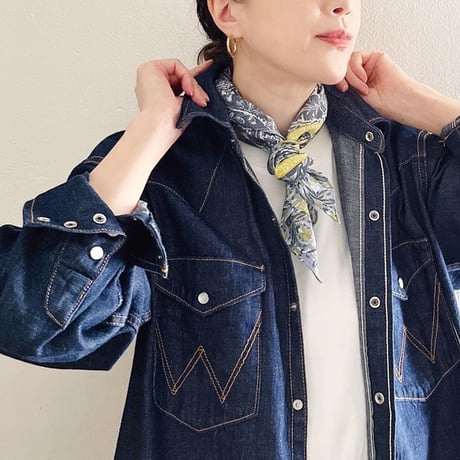 Lorez ハンカチ（BLUE*Light BLUE）