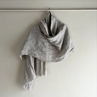 OATMEAL Linen Stole - リネン大判ストール | SANDÉMEREEN