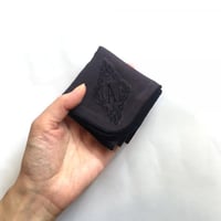 植物色のプチガーゼハンカチ（ログウッド）