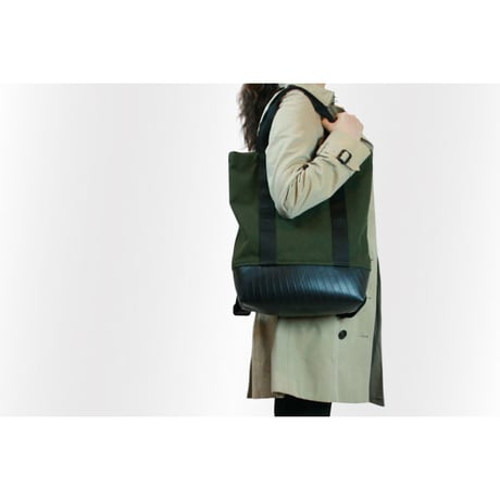 Mini Manee : Backpack+Tote カーキ