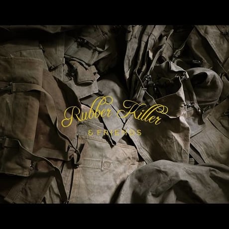 RUBBER KILLER & FRIENDS : Cotton Canvas Tote Bag w/ UsedMilitary