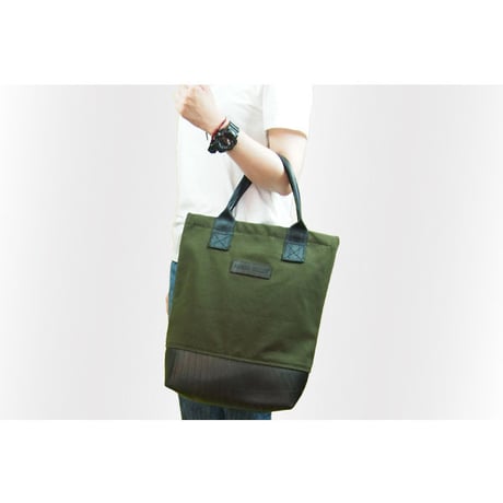 Mini Meena : Tote bag カーキ