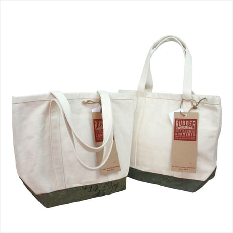RUBBER KILLER & FRIENDS : Cotton Canvas Tote Bag w/ UsedMilitary
