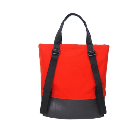 Manee : Backpack+Tote レッド