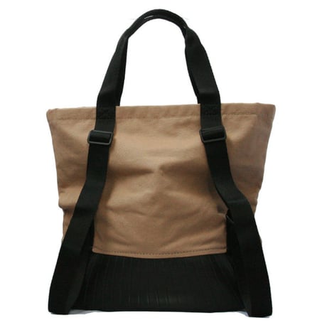 201 Manee : Backpack+Tote ライトブラウン