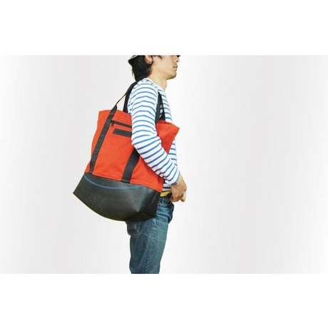 Manee : Backpack+Tote レッド