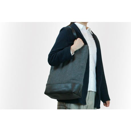 Jane : Wool Tote グレー