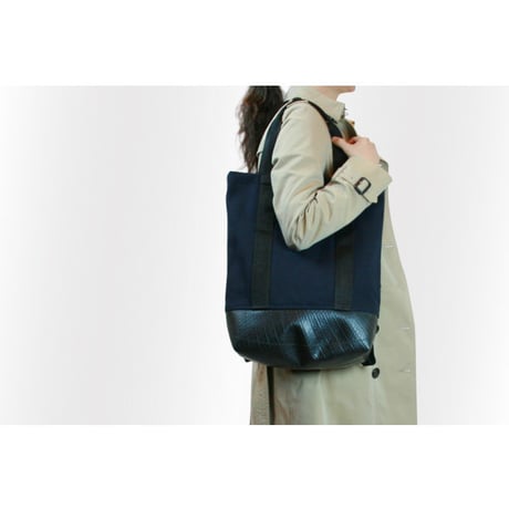 Mini Manee : Backpack+Tote ネイビー