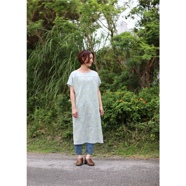 ミナ ペルホネン tanpopo half sleeveドレス - mint - | Shoka: