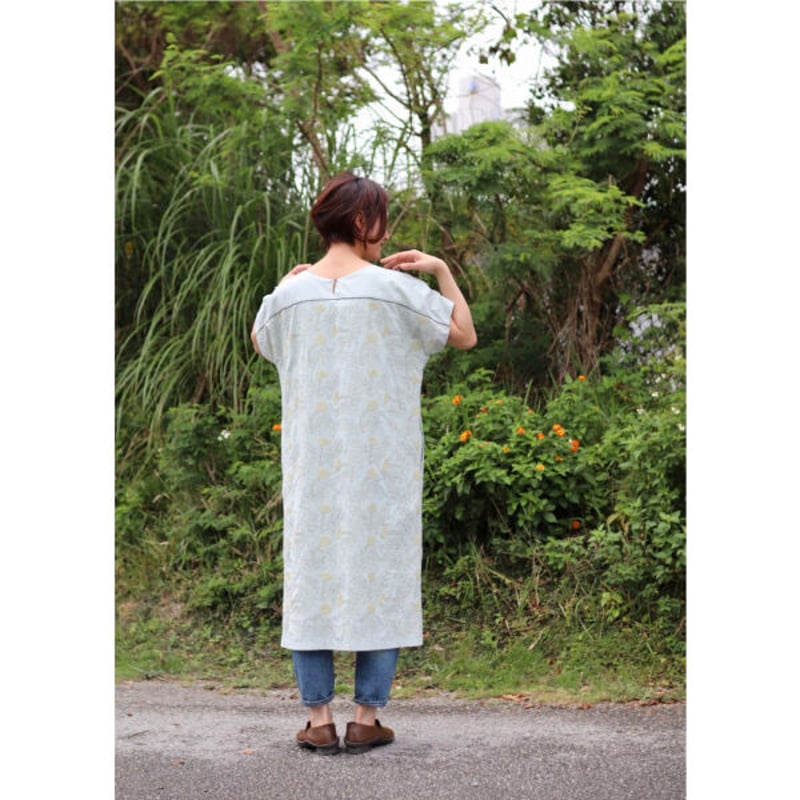 ミナ ペルホネン tanpopo half sleeveドレス - mint - | Shoka: ミナ ペルホネン tanpopo half sleeveドレス - mint - | Shoka: