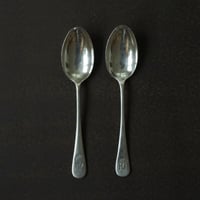 アンティーク ヴィクトリアン シルバー×白蝶貝 スプーン | Shoka: