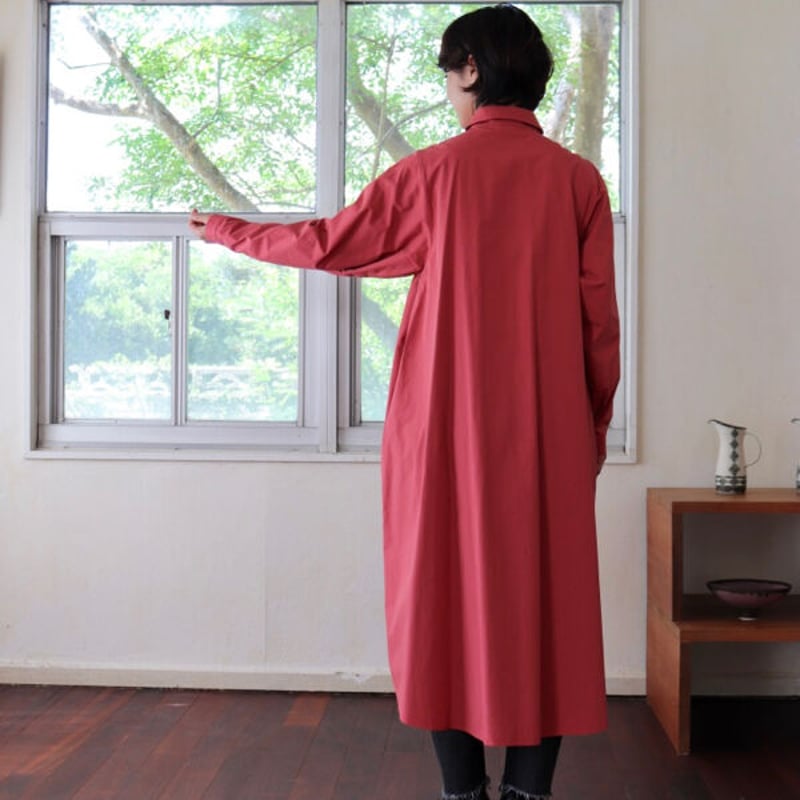 【カタログ掲載】ARTS&SCIENCE アーツ＆サイエンス｜サイドタックドレス ARTS&SCIENCE Side tuck long dress | Shoka: