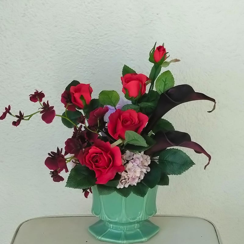 6600円（送料￥1320合計￥7920）のアレンジメント | 光触媒の花（造花