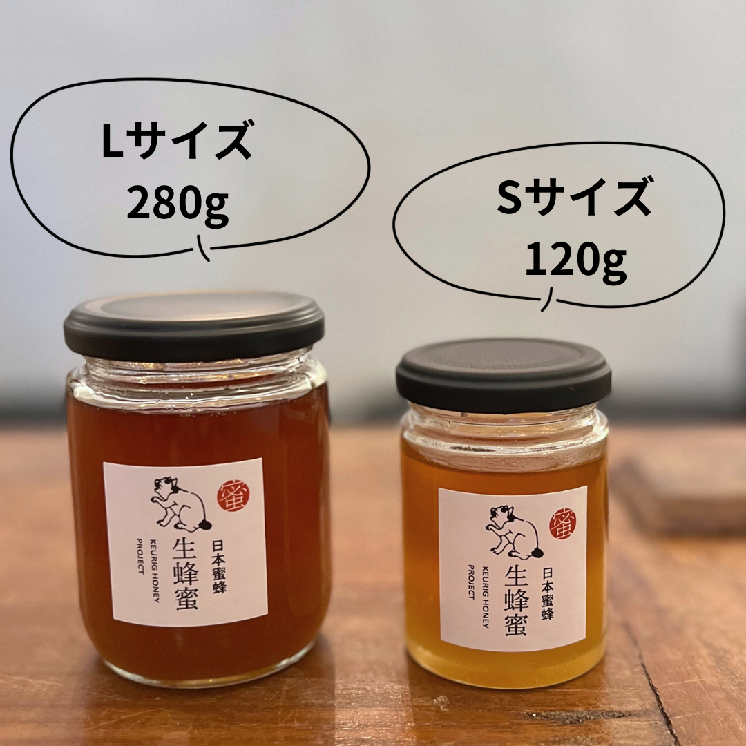No.21　★日本蜜蜂のはちみつ★1200g(1瓶) 美味しさに感動】日本蜜蜂の2年熟成生ハチミツ1200g + 蜂蜜 100g