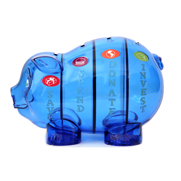 ハッピー・マネー®のピギーちゃん(Piggy Bank ﾋﾟｷﾞｰﾊﾞﾝｸ)（同色12個