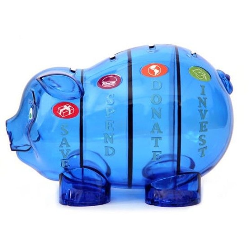 【激レア】 湖池屋 ピンキーモンキー 貯金箱 座布団付き マネーバンク 陶器製 ハッピー・マネー®のピギーちゃん(Piggy Bank ピギーバンク