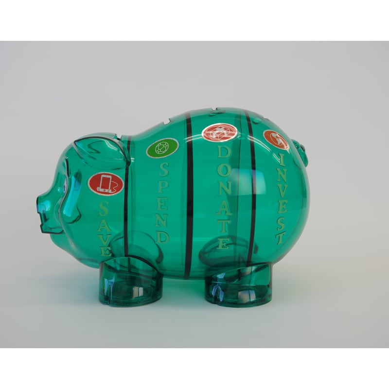 ハッピー・マネー®のピギーちゃん(Piggy Bank ピギーバンク)（同色12個