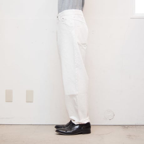 【RE PRICE/価格改定】[AUD3346] Upscape Audience 赤耳ホワイトデニムワイドペインターインステップカットパンツ
