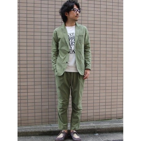 【RE PRICE / 価格改定】[AUD2722] Upscape Audience ヴィンテージナイロンオックス 2Bテーラードジャケット