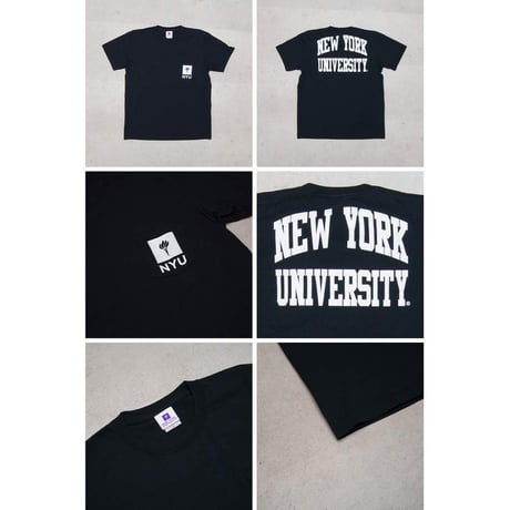 【RE PRICE / 価格改定】[AUD1765] Audience New York University "TORCH" 7.1oz米綿丸胴オールドプリントクルーネックポケットT