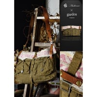 [AUD5032]  Audience × garden TOKYO チェコ軍ハンドメイドリメイクブランケット生地使いショルダーバッグ【MADE IN JAPAN】