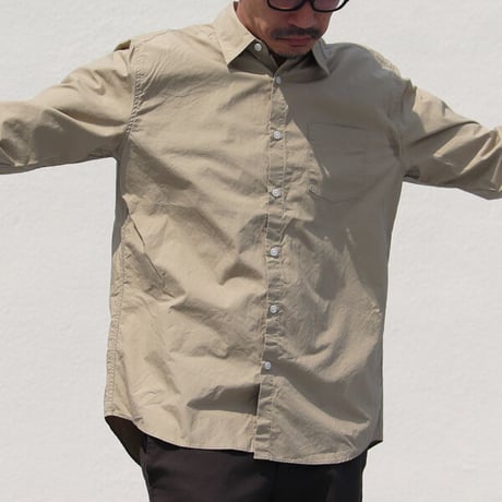 【RE PRICE/価格改定】[AUD1743] Upscape Audience スーピマTWナショナルコスチュームレギュラーカラーL/Sシャツ