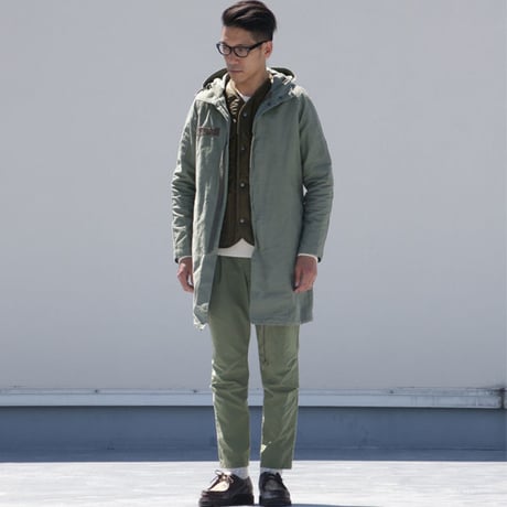 【RE PRICE / 価格改定】[AUD3354]ヴィンテージナイロンオックスイージーアンクルパンツ【MADE IN JAPAN】『日本製』 / Upscape Audience