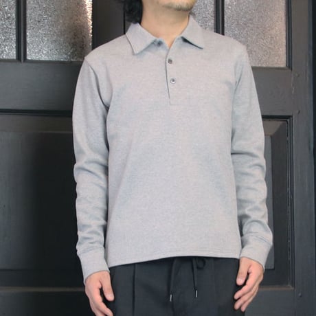 【RE PRICE/価格改定】[AUD1828] Upscape Audience ミラノリブ長袖ポロニット