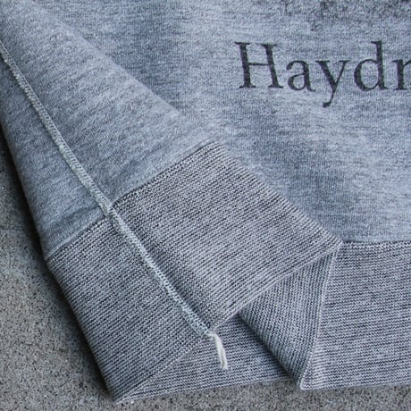 19/7吊編裏毛 Haydn Joseph プリント ラグランスウェット【MADE IN TOKYO】『東京製』/ Upscape Audience [AUD6107]
