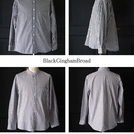 ワンウォッシュ バンドカラー L/S テーパードシャツ【MADE IN JAPAN】『日本製』/ Upscape Audience [AUD6439]