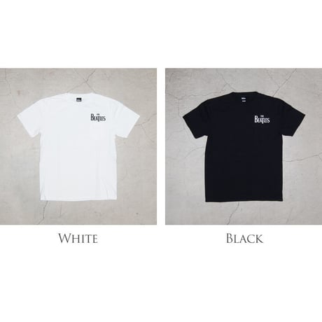 [AUD1808] Upscape Audience BEATLES ロゴ刺繍USAファブリック丸胴国産ポケットTEE