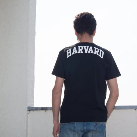 【RE PRICE / 価格改定】[AUD1763] Audience Harvard University "HARVARD" 7.1oz米綿丸胴オールドプリントクルーネックポケットT