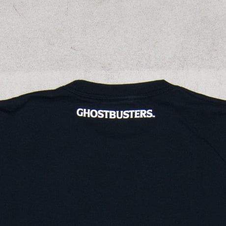 [AUD1770] Ghost Busters "Michael C. Gross Logo-II" 7.1oz米綿丸胴オールドプリントクルーネックポケットT