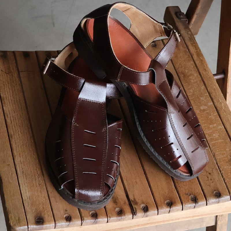 DEAD STOCK / CZECH MILITARY”GURKHA SANDAL” Brow