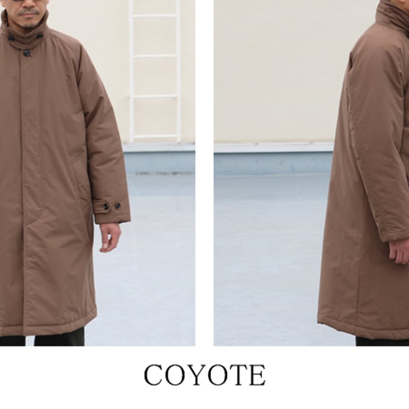 60/40クロス Sorona®Dupont 中綿 ステンカラーコート【送料無料】 / Aud