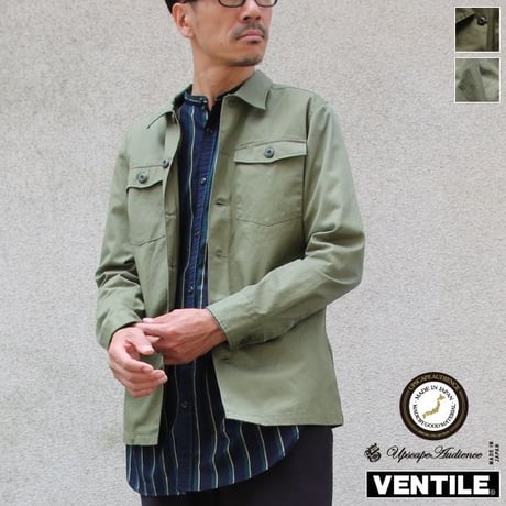 ”VENTILE”60/2ギャバ ファティーグジャケット【MADE IN JAPAN】『日本製』 / Upscape Audience [AUD2917]