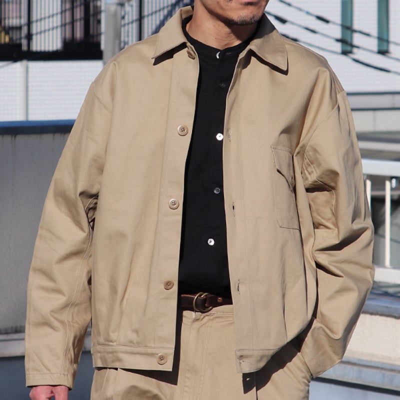 備後」ヴィンテージ フレンチドリル トラッカージャケット【MADE IN