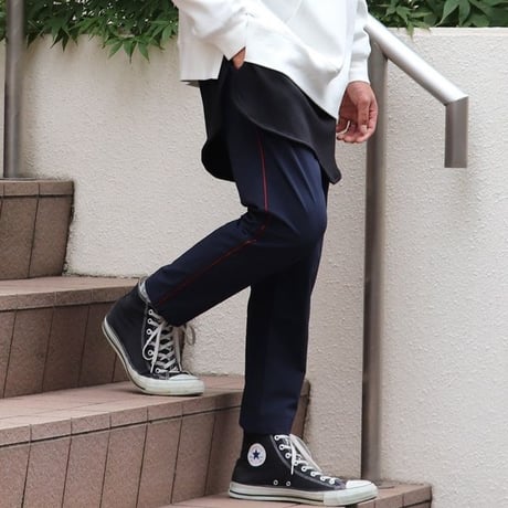 ナイロン 4wayストレッチ ライン イージーアンクルパンツ【MADE IN JAPAN】/ Upscape Audience [AUD3436]