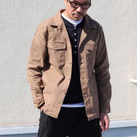 グリストーンW 高密度オックスストレッチ ファティーグジャケット【MADE IN JAPAN】『日本製』/ Upscape Audience [AUD7003]